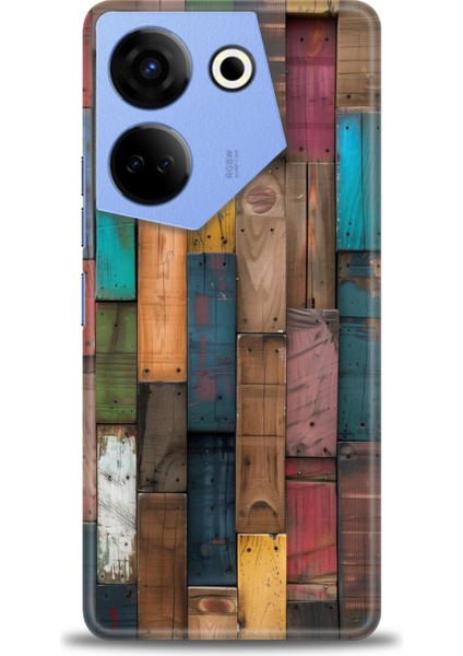 Tecno Camon 20 Pro 4g Kılıf Hd Baskılı Kılıf + Seramik Tam Kaplayan Ekran Koruyucu 330