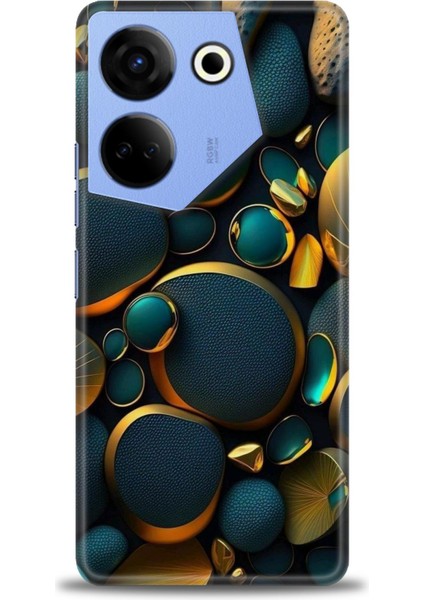 Tecno Camon 20 Pro 4g Kılıf Hd Baskılı Kılıf + Seramik Tam Kaplayan Ekran Koruyucu 345