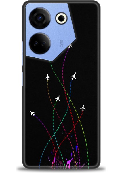 Tecno Camon 20 Pro 5g Kılıf Hd Baskılı Kılıf + Seramik Tam Kaplayan Ekran Koruyucu 388