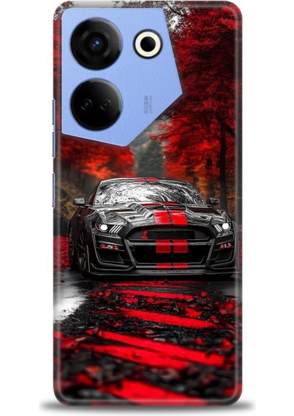Tecno Camon 20 Pro 5g Kılıf Hd Baskılı Kılıf + Seramik Tam Kaplayan Ekran Koruyucu 490