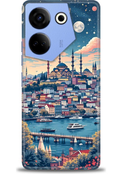 Tecno Camon 20 Pro 5g Kılıf Hd Baskılı Kılıf + Seramik Tam Kaplayan Ekran Koruyucu 223