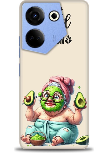 Tecno Camon 20 Pro 5g Kılıf Hd Baskılı Kılıf + Seramik Tam Kaplayan Ekran Koruyucu 43