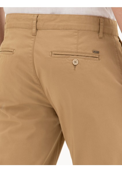 Erkek Camel Regular Fit Kanvas Pantolon 50288510-VR015