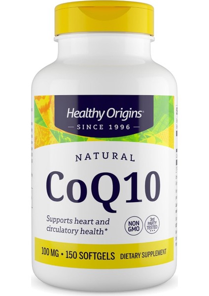 COQ10 Kaneka Q10 100 mg 150 Softgels