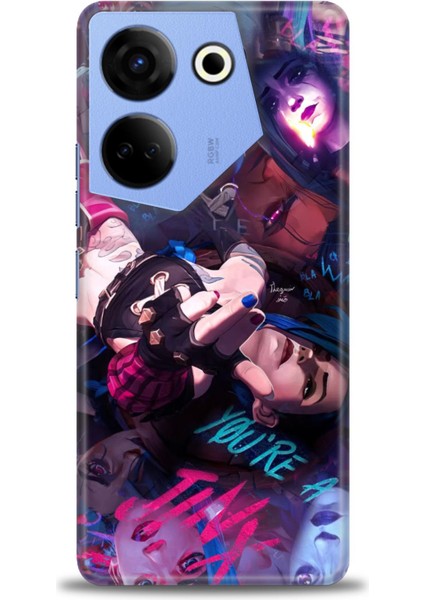 Tecno Camon 20 Pro 5g Kılıf Hd Baskılı Kılıf + Seramik Tam Kaplayan Ekran Koruyucu 278
