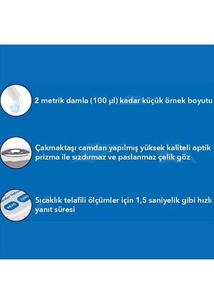 HI96800 Refraktif Indeks ve Brix Ölçer Refraktometre