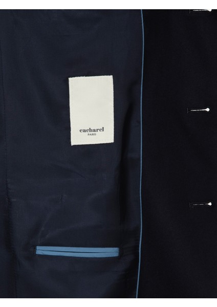 Erkek Koyu Lacivert Slim Fit Ceket 50290826-VR100