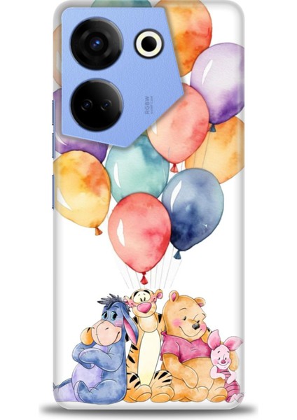 Tecno Camon 20 Pro 4g Kılıf Hd Baskılı Kılıf + Seramik Tam Kaplayan Ekran Koruyucu 60