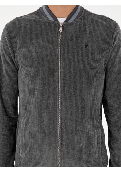 Erkek Antrasit Regular Fit Sweatshirt 50292493-VR006