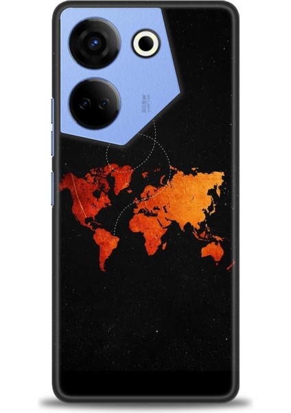 Tecno Camon 20 Pro 5g Kılıf Hd Baskılı Kılıf + Seramik Tam Kaplayan Ekran Koruyucu 384