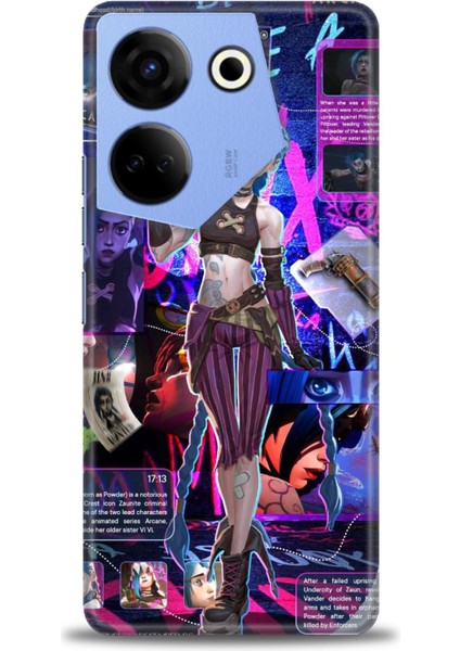 Tecno Camon 20 Pro 5g Kılıf Hd Baskılı Kılıf + Seramik Tam Kaplayan Ekran Koruyucu 277