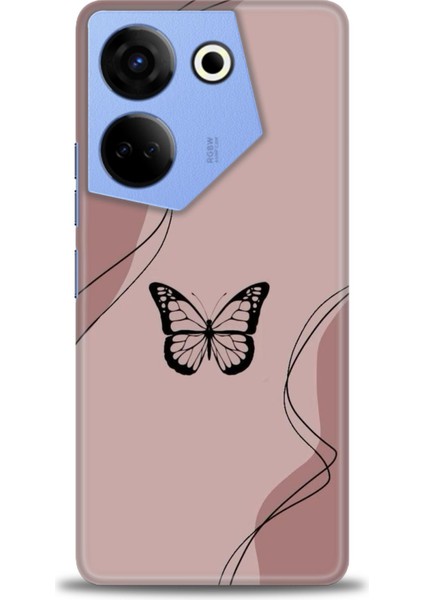 Tecno Camon 20 Pro 5g Kılıf Hd Baskılı Kılıf + Seramik Tam Kaplayan Ekran Koruyucu 183