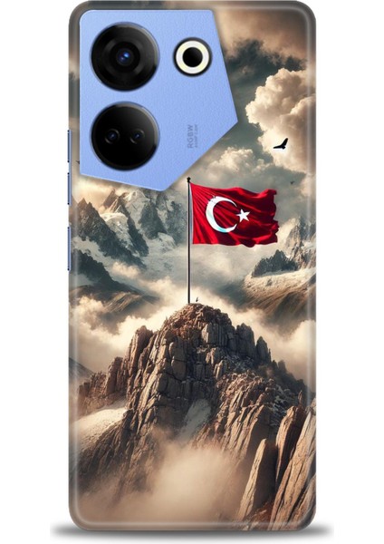 Tecno Camon 20 Pro 4g Kılıf Hd Baskılı Kılıf + Seramik Tam Kaplayan Ekran Koruyucu 34
