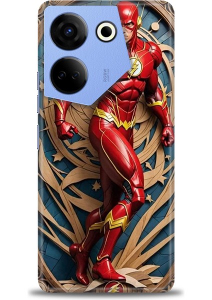 Tecno Camon 20 Pro 5g Kılıf Hd Baskılı Kılıf + Seramik Tam Kaplayan Ekran Koruyucu 92