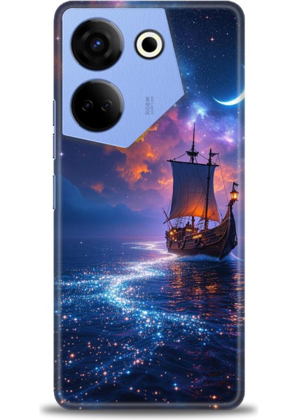 Tecno Camon 20 Pro 4g Kılıf Hd Baskılı Kılıf + Seramik Tam Kaplayan Ekran Koruyucu 235