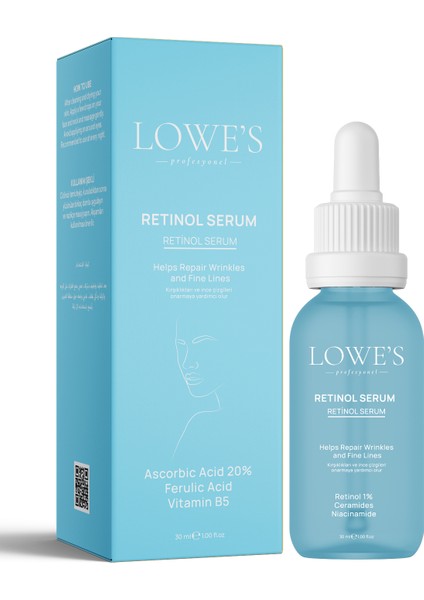 Avantajlı 2'li Bakım Seti Retinol Serumu Pürüzsüz ve Genç Bir Cilt Için
