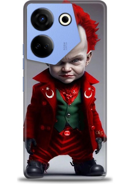 Tecno Camon 20 Pro 4g Kılıf Hd Baskılı Kılıf + Seramik Tam Kaplayan Ekran Koruyucu 248