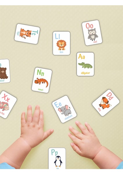 Ahşap Ingilizce Alfabe Kartları - Alfabe Ingilizce Eğitim Seti Ingilizce Öğrenme Kartları Montessori fiyatları