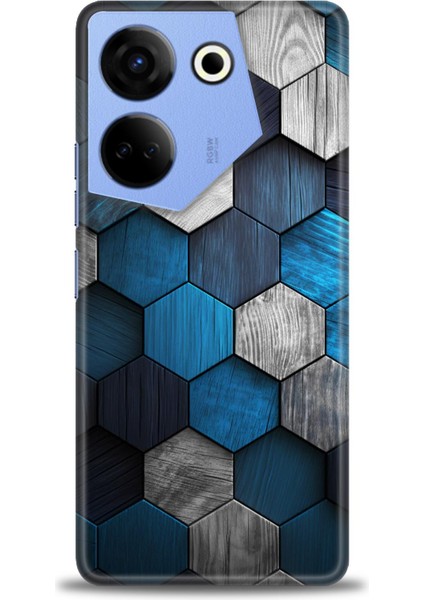 Tecno Camon 20 Pro 5g Kılıf Hd Baskılı Kılıf + Seramik Tam Kaplayan Ekran Koruyucu 323