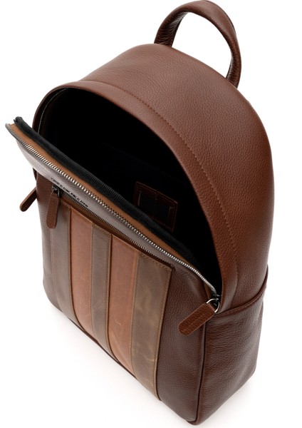 Erkek Erkek Taba Deri Sırt Çantası 50288741-VR099