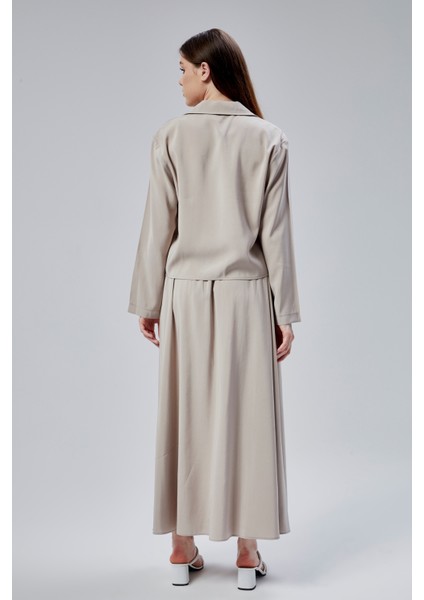 Bej Oversize Gömlek fırsatları