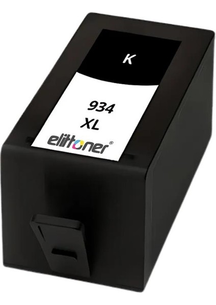 Elittoner Hp 934XL Black Siyah Yüksek Kapasite Kartuş 6230, C2P23AE