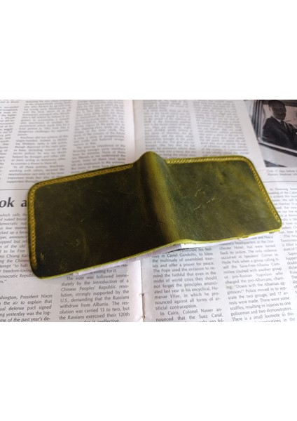 Deri Tamamen El Emeği Cüzdan 22CM*8CM * 1 Banknot Alanı 4 Kart Bölmesi UK10 indirimleri