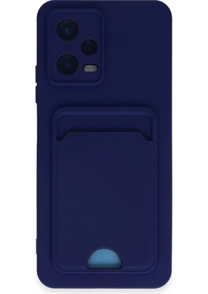 Xiaomi Poco X5 5g Kılıf Kelvin Kartvizitli Silikon - Lacivert Ynsmr