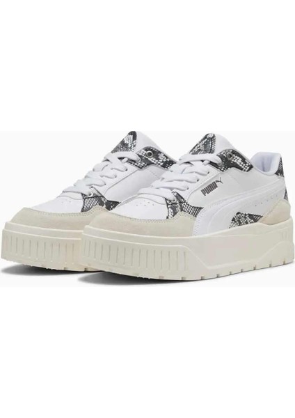 Karmen Iı Idol Snake Chic Kadın Sneaker Ayakkabı 400395-01 Beyaz modelleri