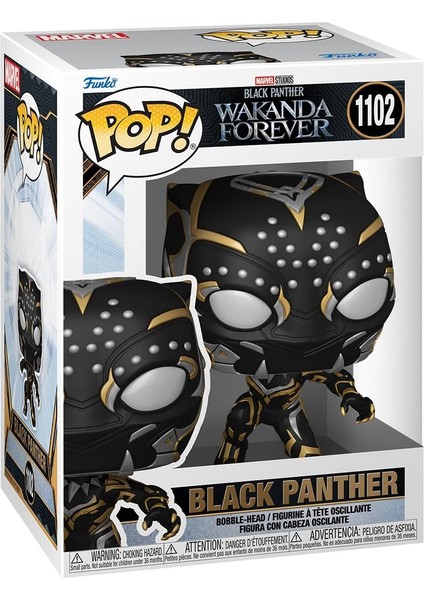 Pop! Marvel: Black Panther: Wakanda Forever Vinil Figür, Resmi Koleksiyon Ürünü