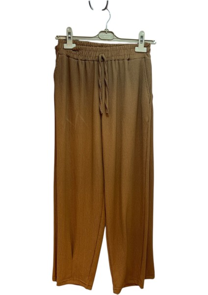 Marka Kadın Bol Dokuma Pantolon