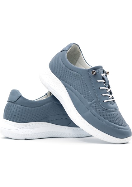 Viva Hakiki Deri Kadın Koyu Mavi Casual Ayakkabı indirimleri