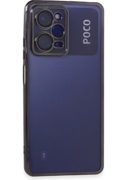 Xiaomi Poco X5 Pro 5g Kılıf Razer Lensli Silikon - Mor Ynsmr