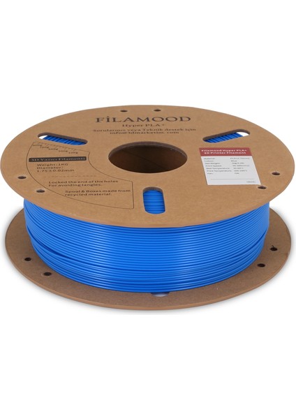 Hyper Pla Filament Mavi 1.75MM 1kg