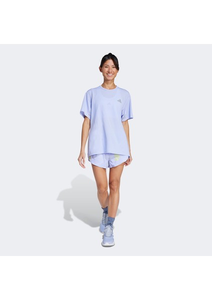 Btn Kadın Mor Koşu Şortu.-