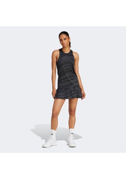 Club Graphskirt Kadın Gri Tenis Eteği.-