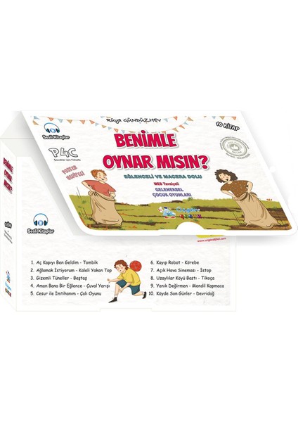 Benimle Oynar Mısın? Geleneksel Çocuk Oyunları Serisi - Kutulu 10 Kitap