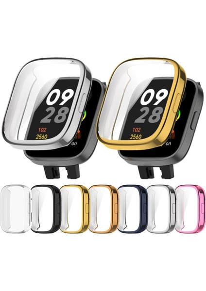 Redmi Watch 3 Ekran ve Kasa Koruyucu Kılıf Tam Ekran Koruyucu Akıllı Saat