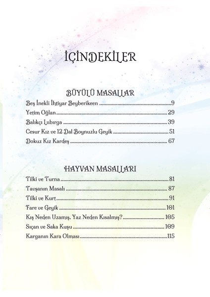 Yakut Peri Masalları modelleri