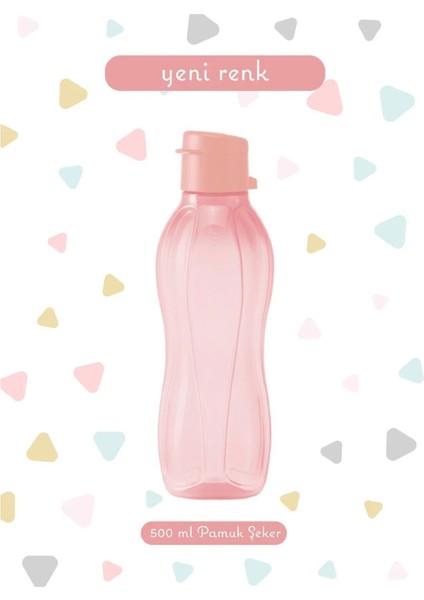 Eco Şişe 500 ml Pamuk Şeker Suluk Matara Çevre Dostu Su Şişesi fiyatları