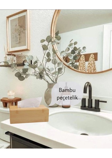 Bambu Tekçek Peçetelik / Dispanseri