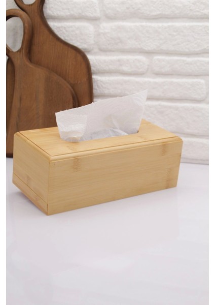 Bambu Tekçek Peçetelik / Dispanseri