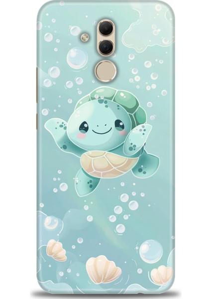 Huawei Mate 20 Lite Kılıf Hd Baskılı Kılıf + Seramik Tam Kaplayan Ekran Koruyucu 310