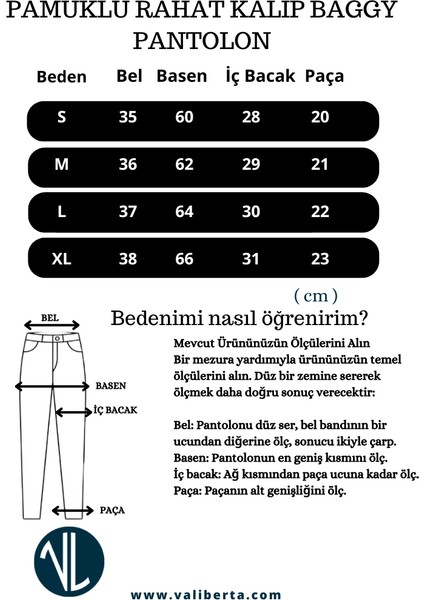 Hafif ve Nefes Alabilir Pamuklu Rahat Kalıp Baggy Erkek Pantolon - Bej
