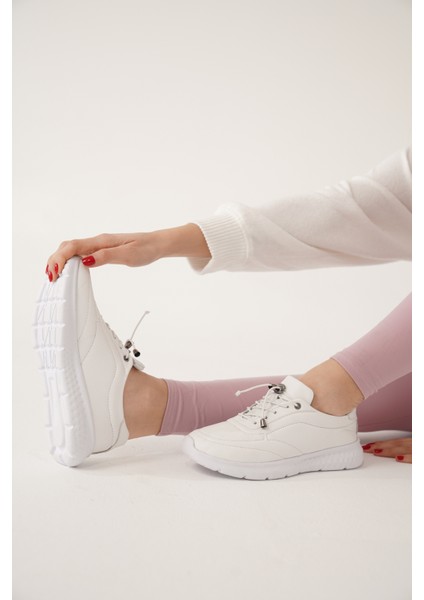 Hazel Deri Kadın Sneaker