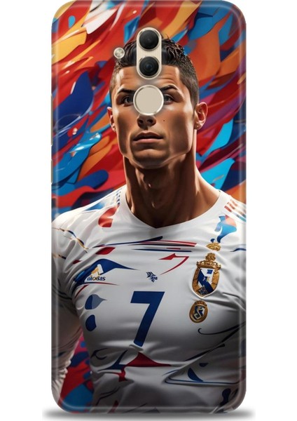 Huawei Mate 20 Lite Kılıf Hd Baskılı Kılıf + Seramik Tam Kaplayan Ekran Koruyucu 6