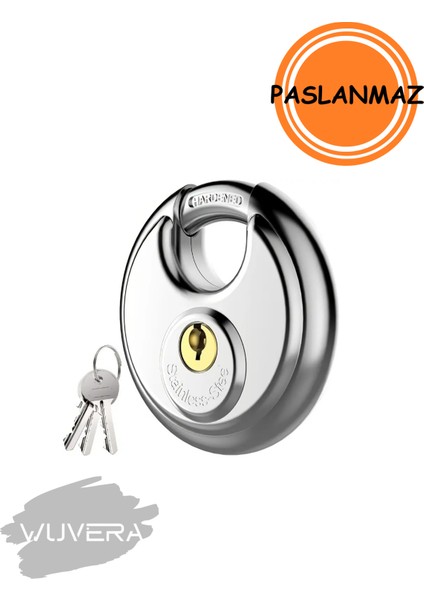 Oval 70 mm Kilit – Güvenliği Ciddiye Alanlar Için
