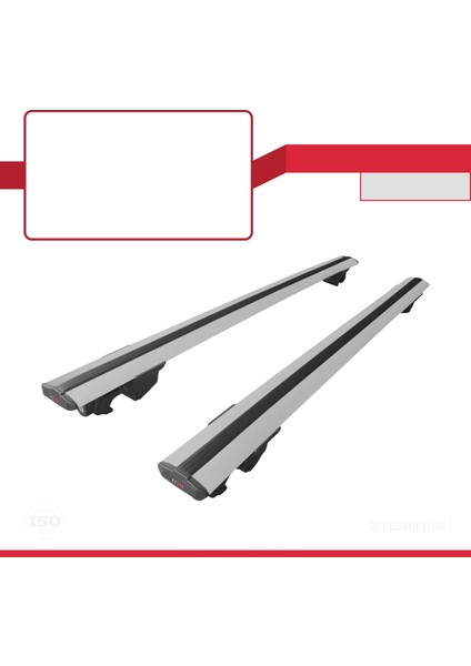 Ara Atkı Tavan Barı Hook Model 118CM Gri (2 Adet)