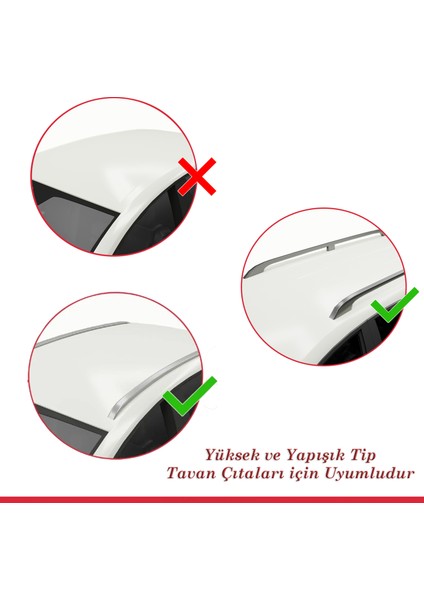 Ara Atkı Tavan Barı Hook Model 118CM Gri (2 Adet)