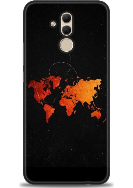 Huawei Mate 20 Lite Kılıf Hd Baskılı Kılıf + Seramik Tam Kaplayan Ekran Koruyucu 384